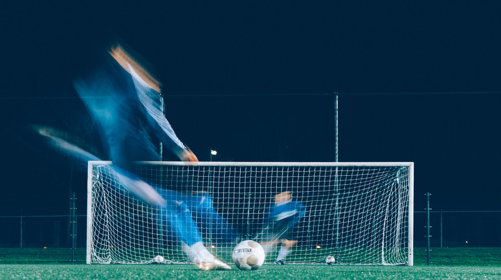 Night football match
